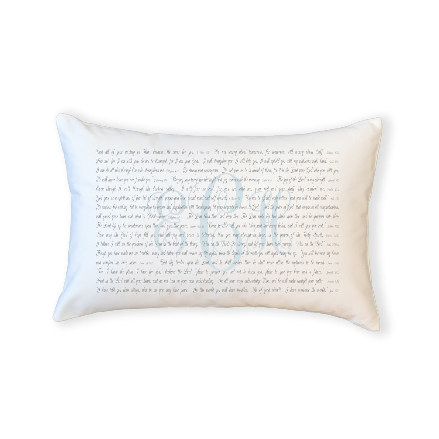 Scripture for Comfort (Cast) - Boudoir Pillow