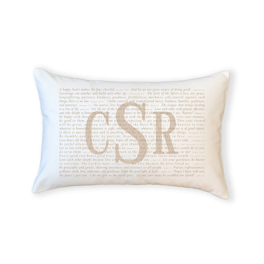 Scripture for the Happy Heart - Boudoir Pillow