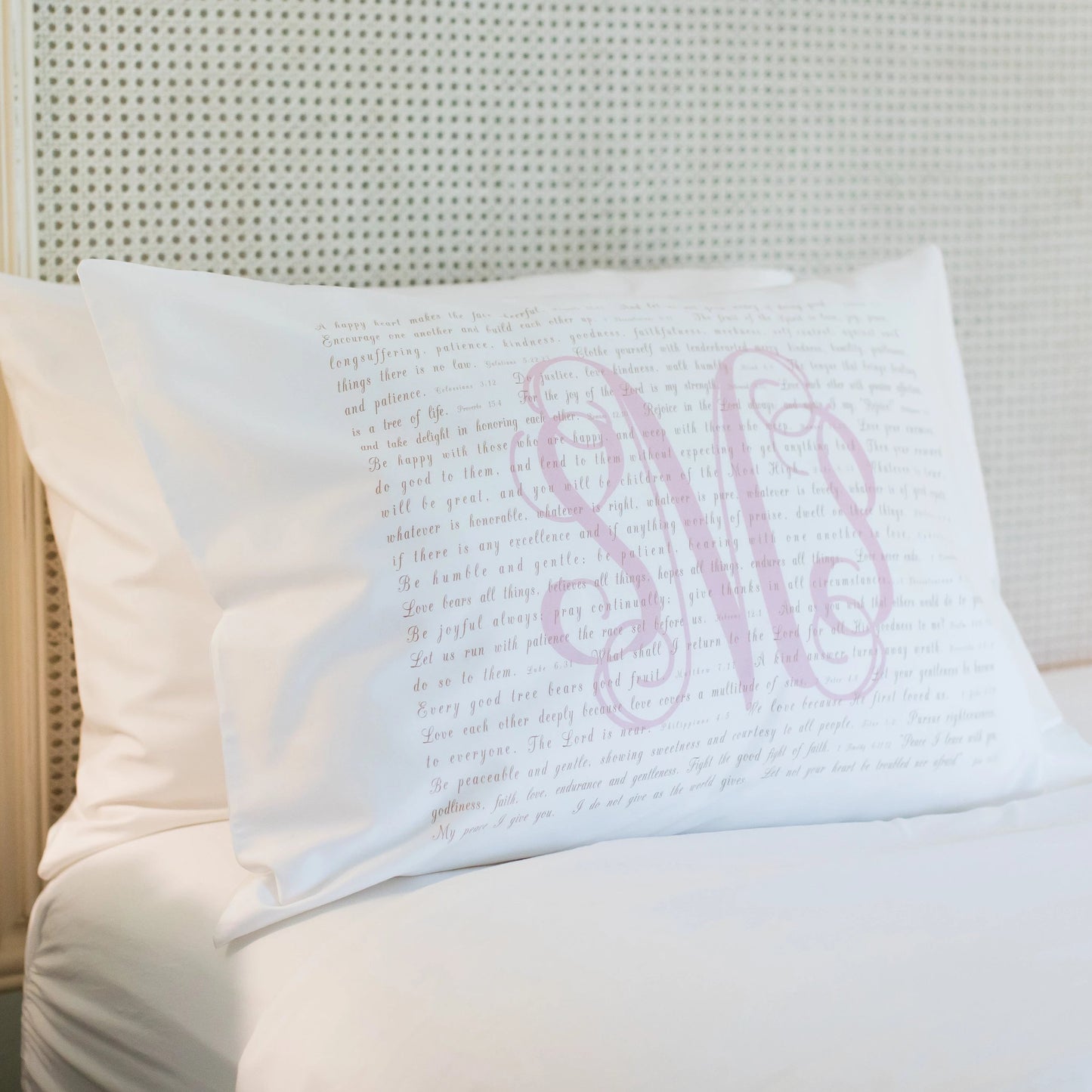 Scripture for the Happy Heart - Standard Pillowcase