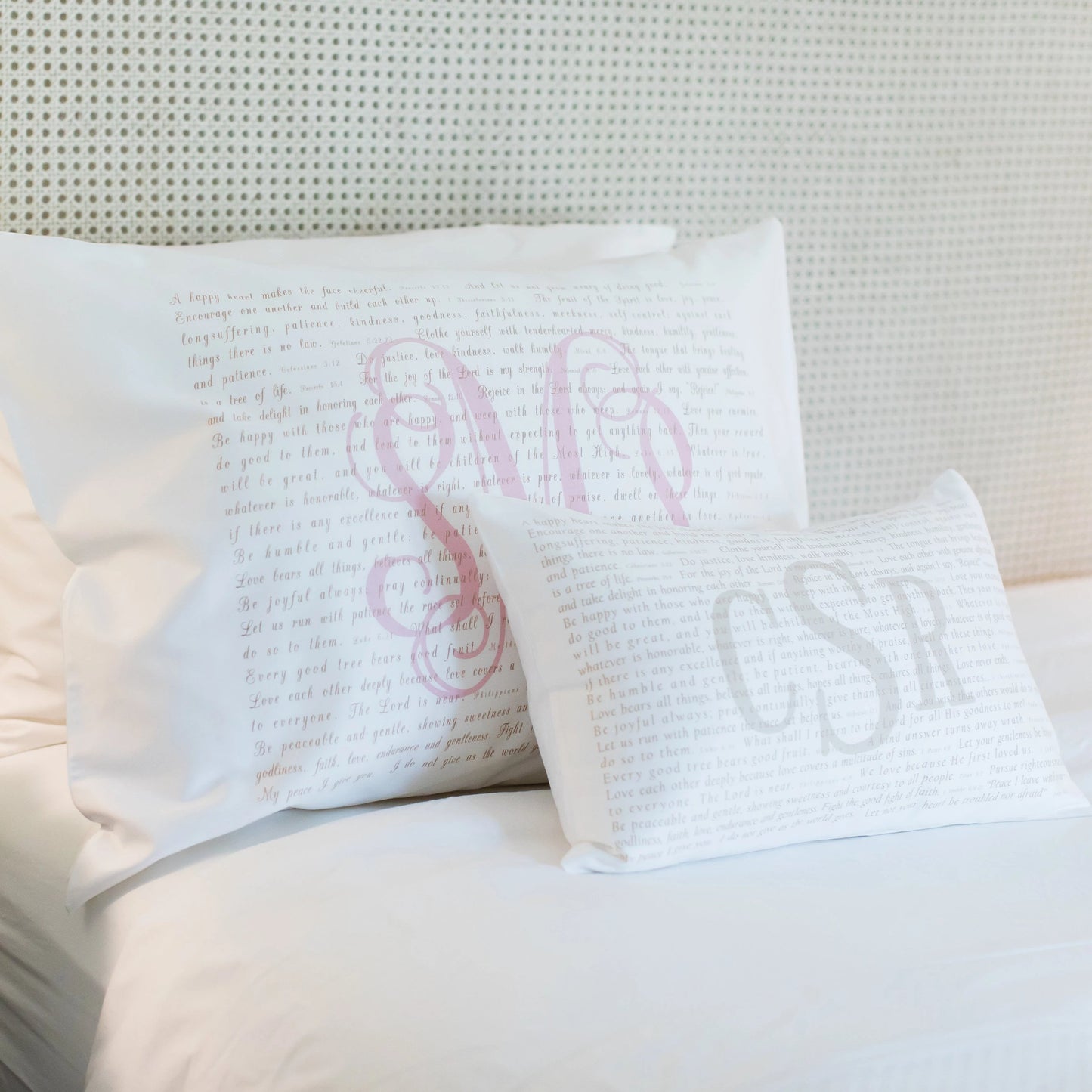 Scripture for the Happy Heart - Boudoir Pillow