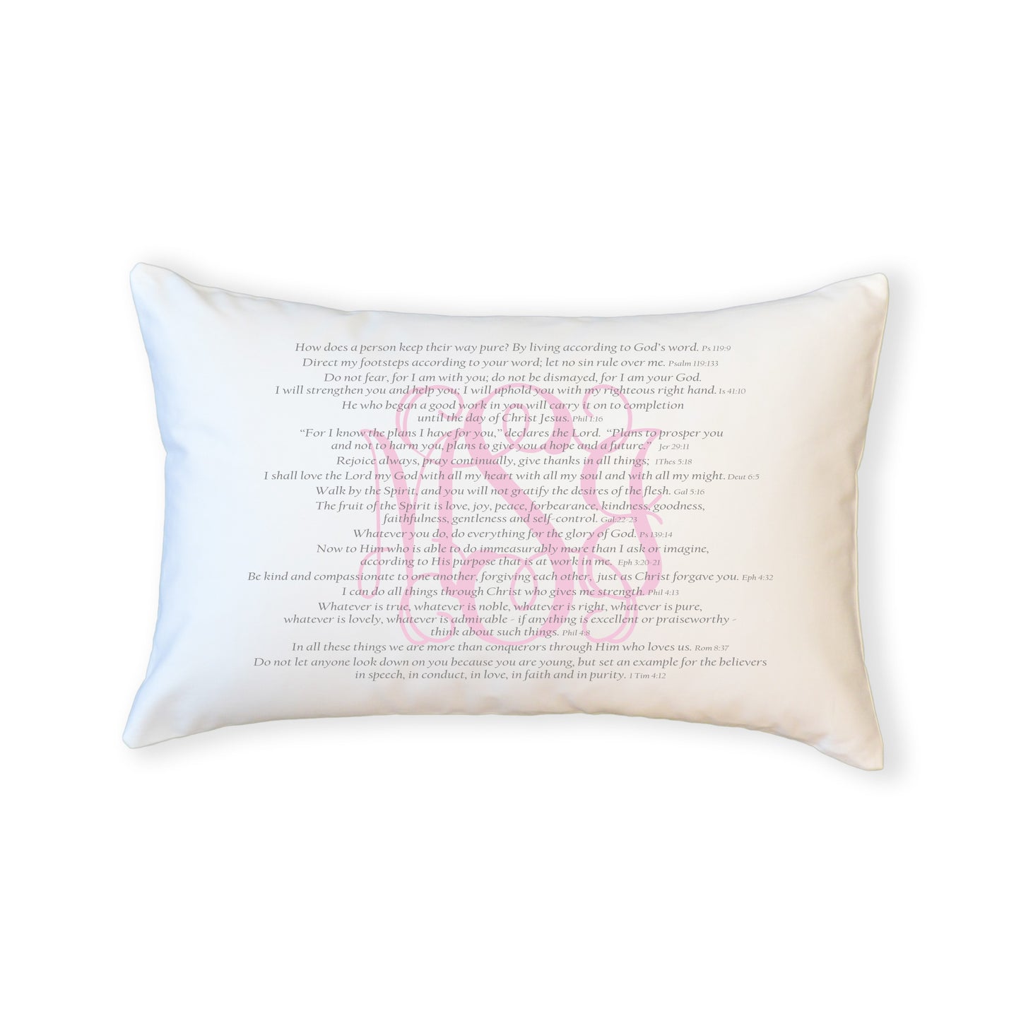 Scripture for Integrity - Boudoir Pillow