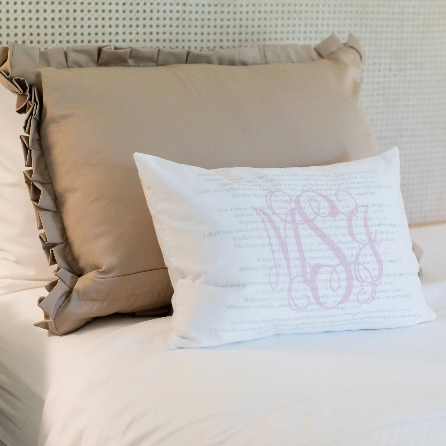 Scripture for Integrity - Boudoir Pillow