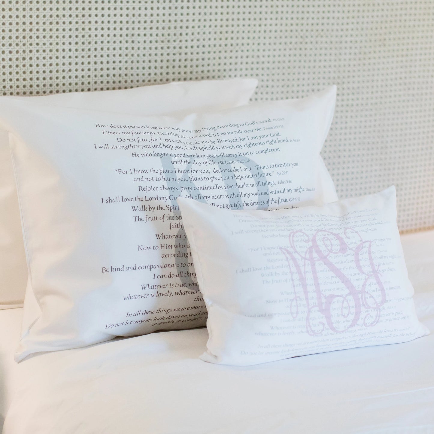 Scripture for Integrity - Boudoir Pillow