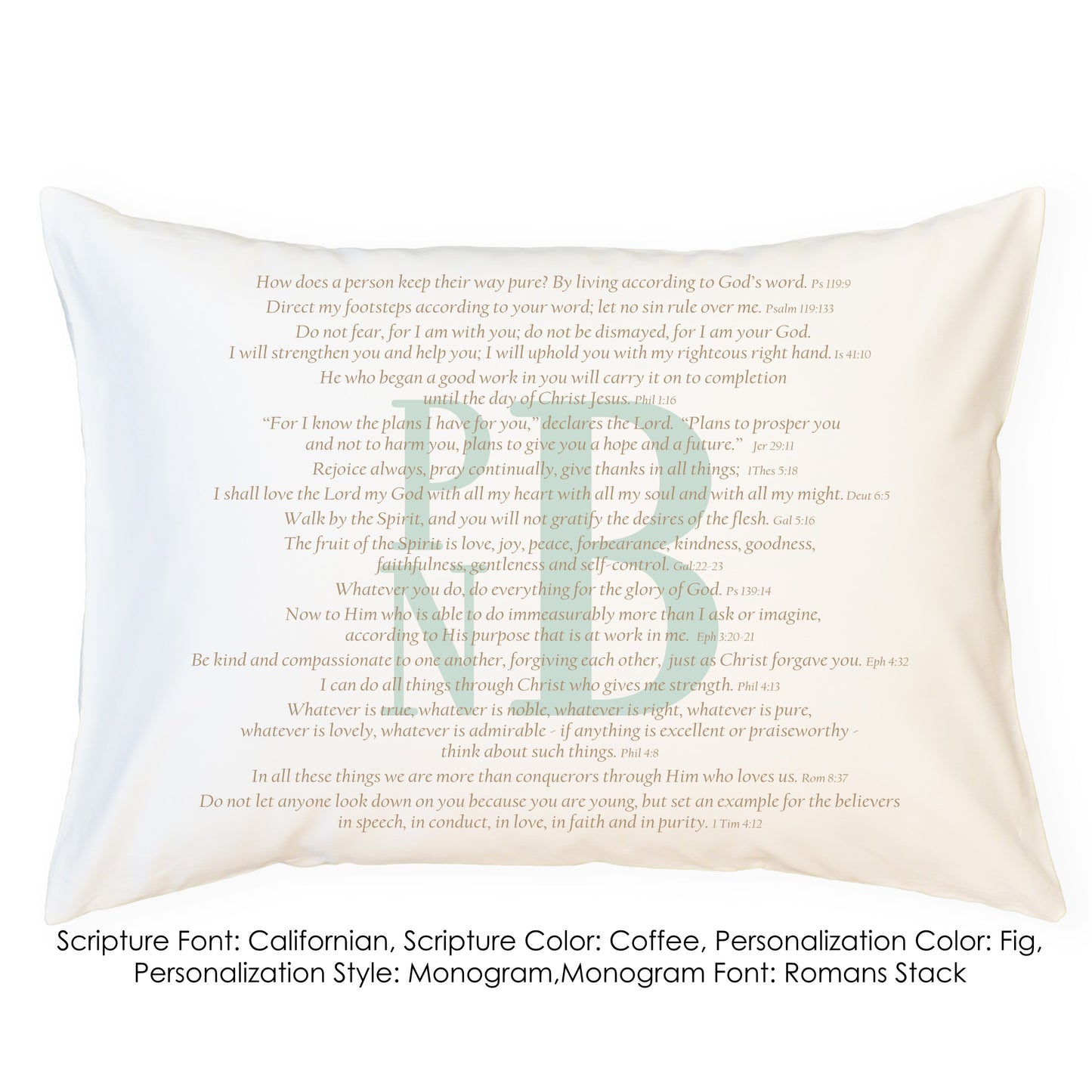 Scripture for Integrity - Standard Pillowcase