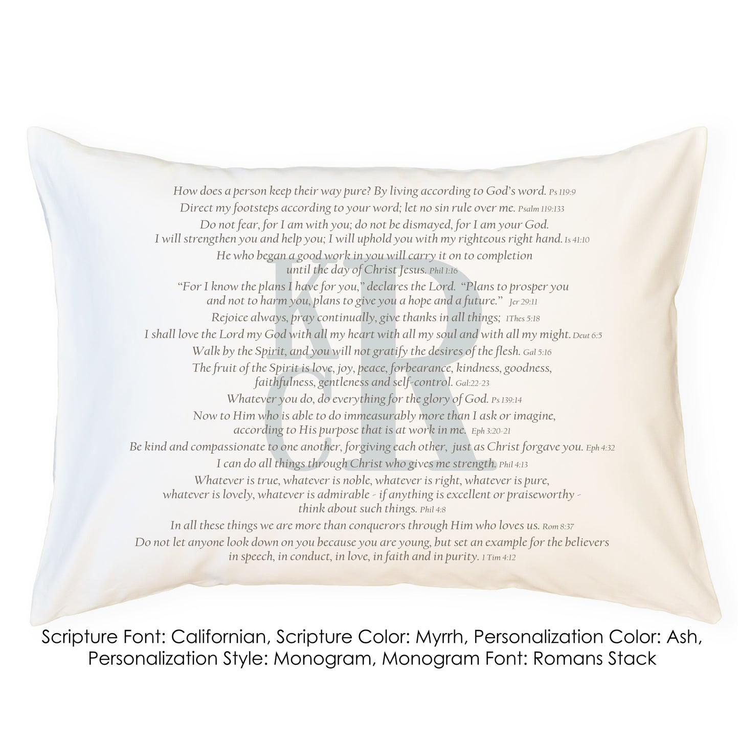 Scripture for Integrity - Standard Pillowcase