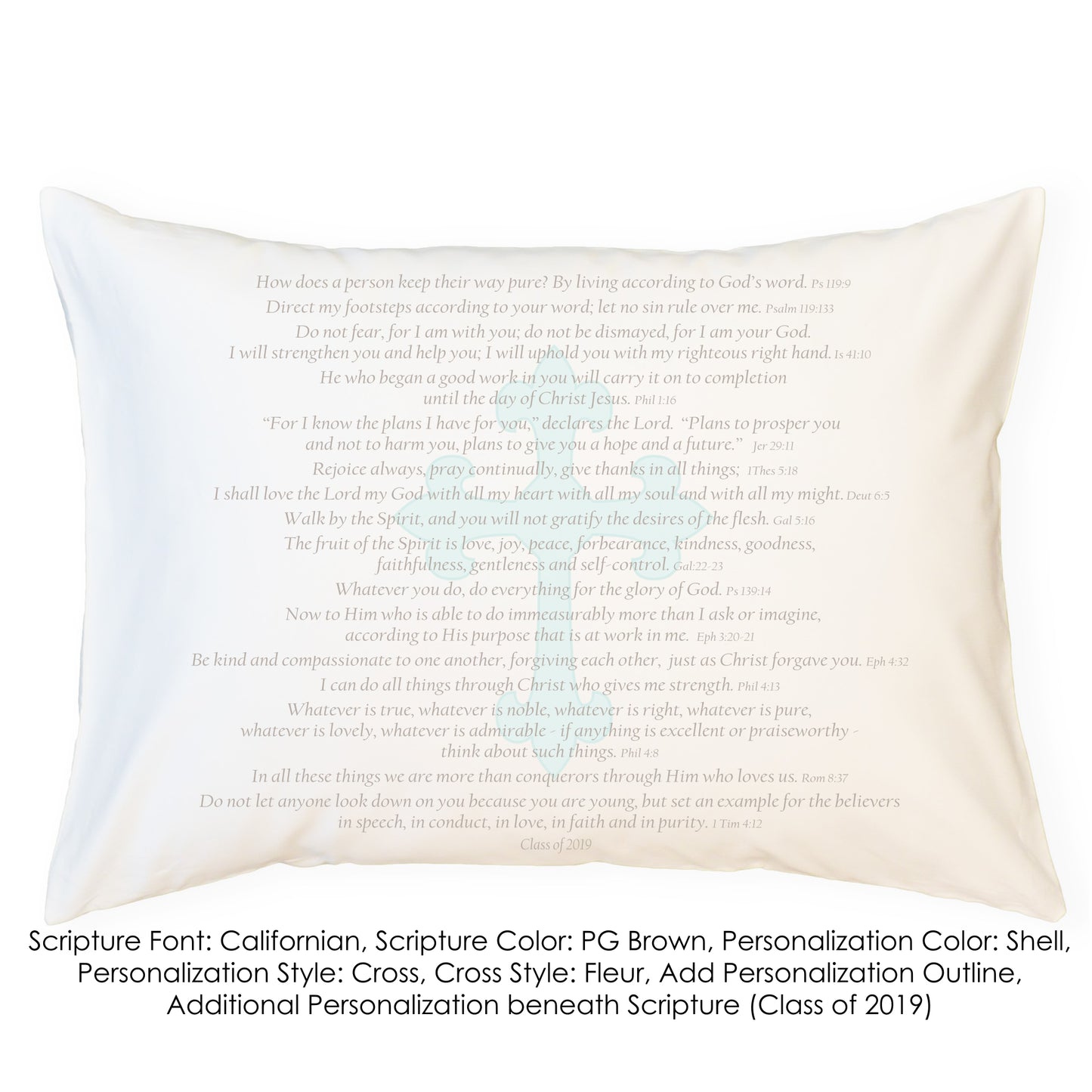 Scripture for Integrity - Standard Pillowcase