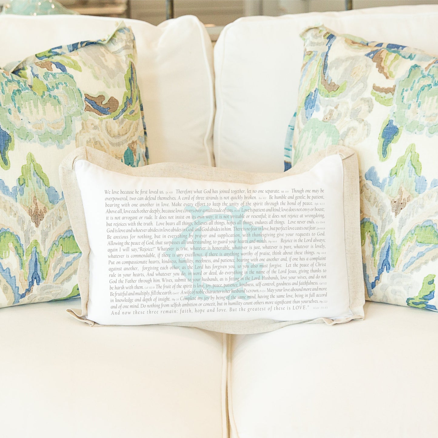 Scripture for Love & Marriage - Boudoir Pillow