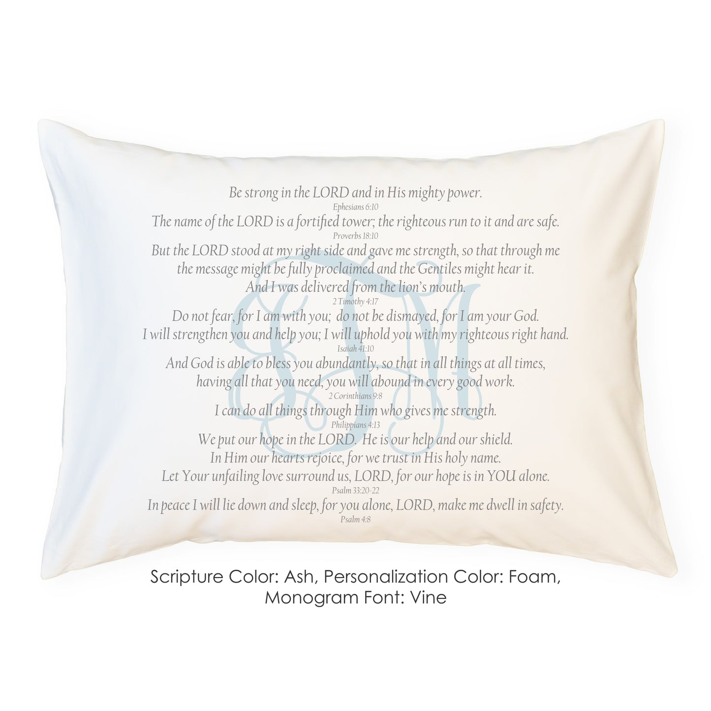Scripture for Strength - Standard Pillowcase