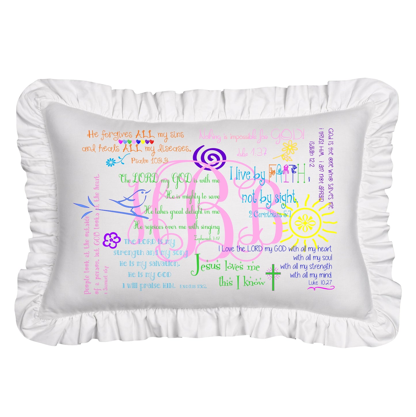 Confetti (Girl) - Standard Pillowcase