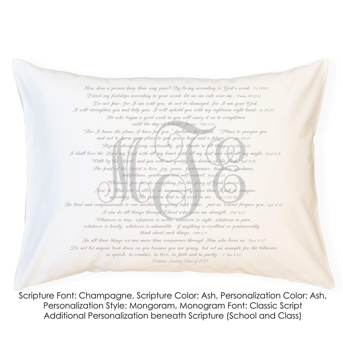 Scripture for Integrity - Standard Pillowcase