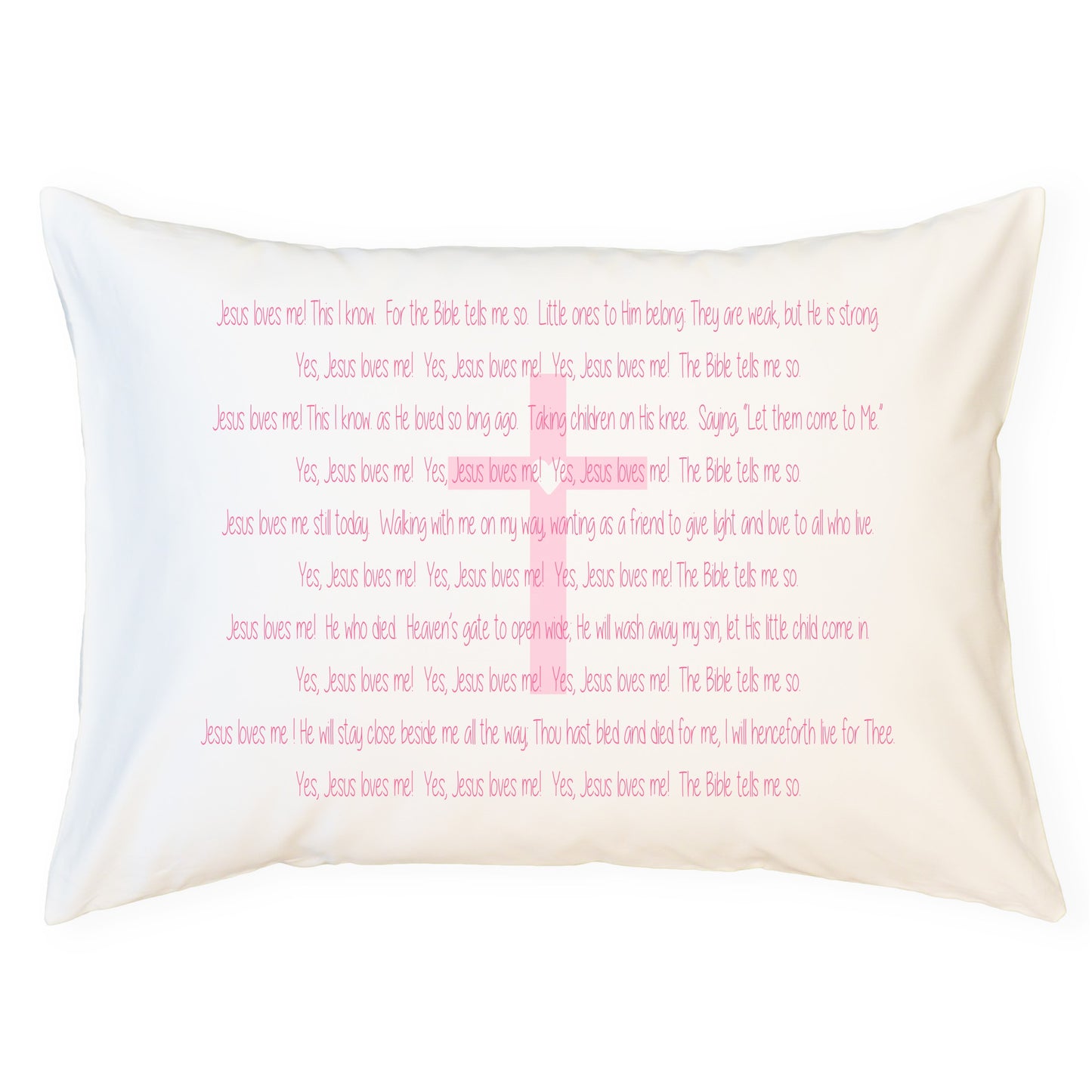Jesus Loves Me - Standard Pillowcase