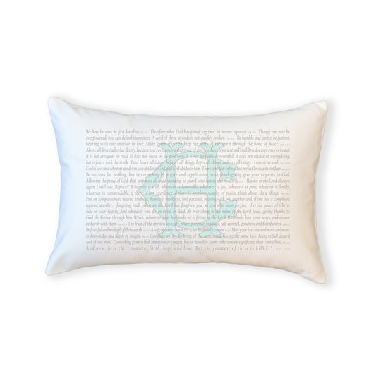 Scripture for Love & Marriage - Boudoir Pillow